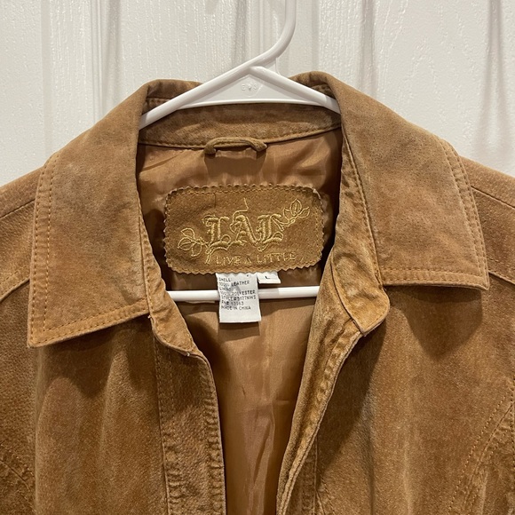 Live a Little Brown Leather Jacket - Picture 5 of 9